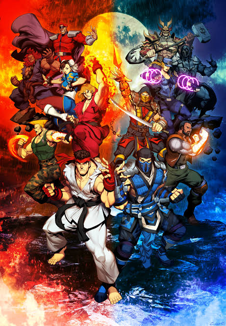 Mortal kombat vs street fighter